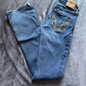 Hollister Classic Blue Straight Leg Jeans